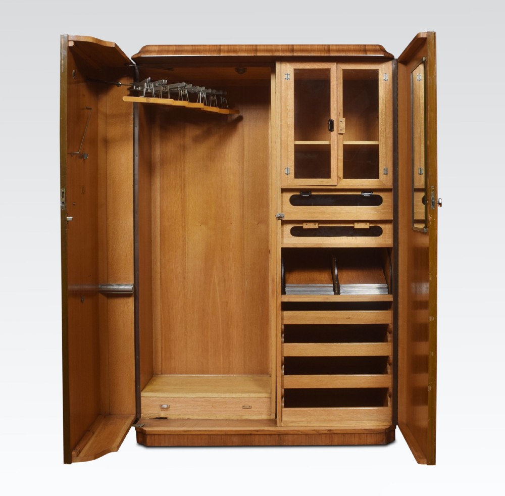 Art Deco two door Wardrobe View II