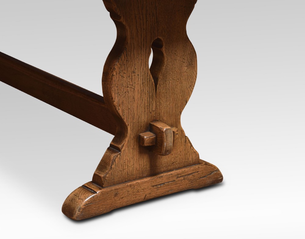 Oak refectory coffee table View III
