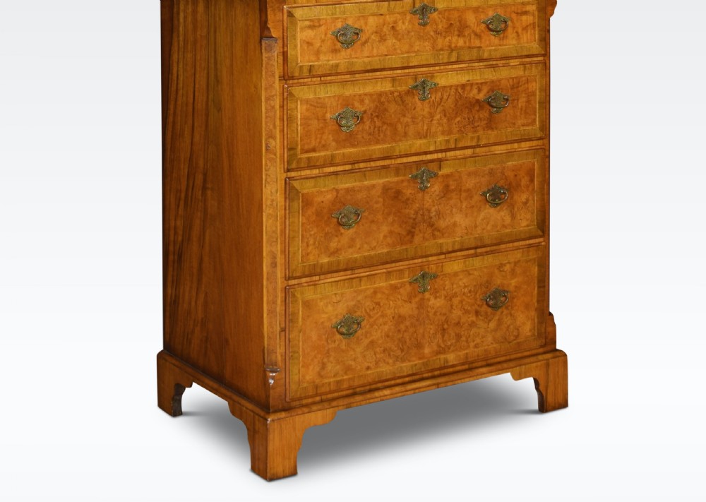 Walnut chest on chest View II