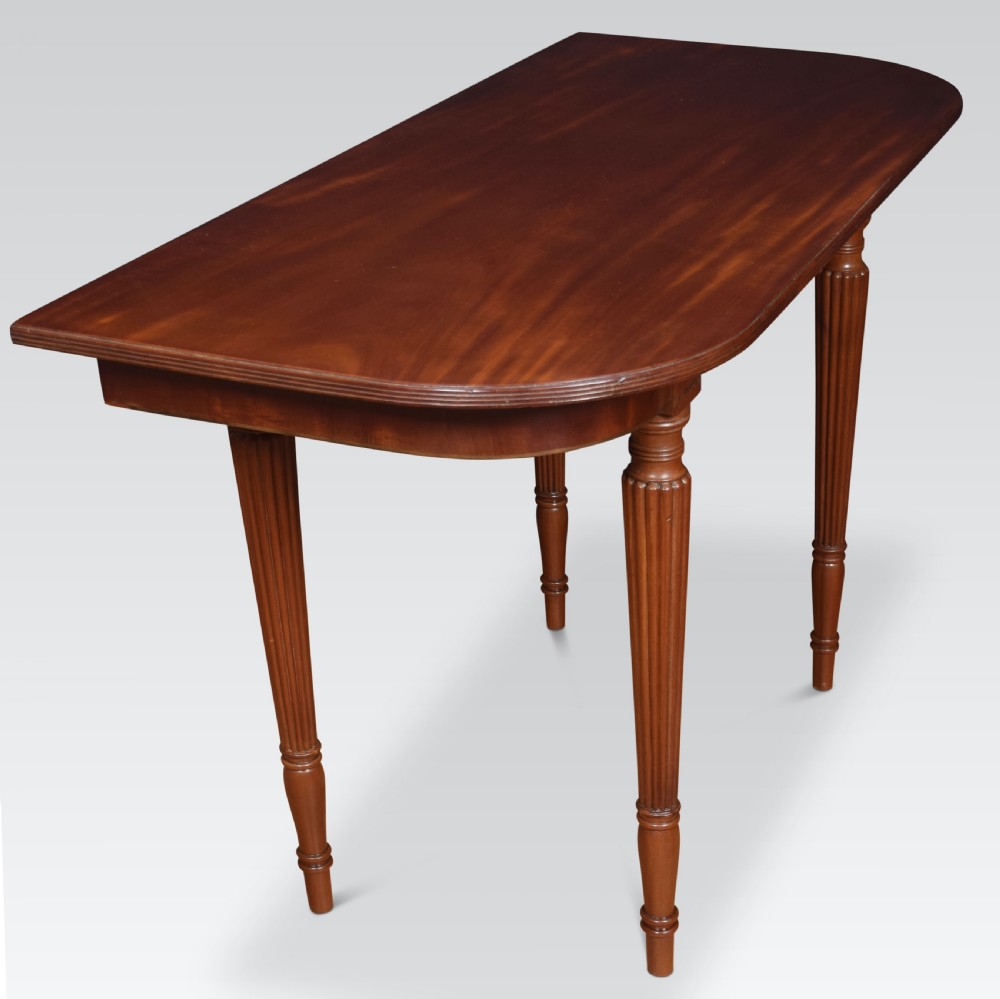 Pair of mahogany hall tables View III