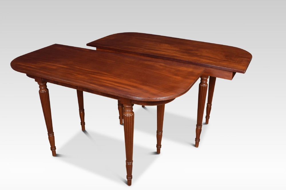 Pair of mahogany hall tables View V