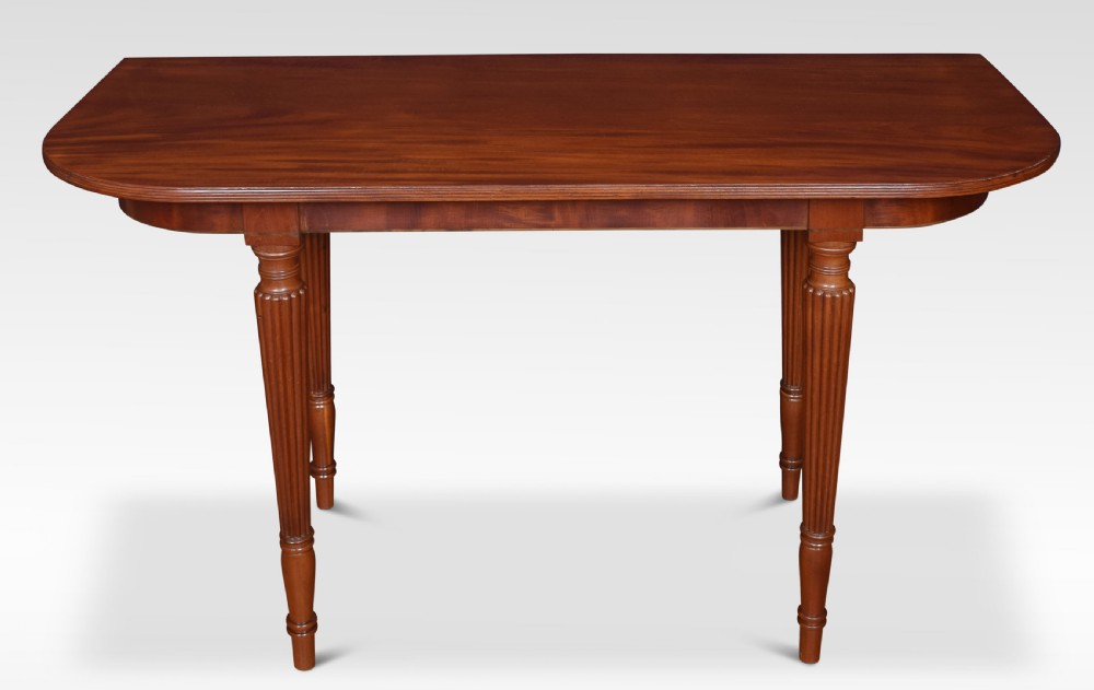 Pair of mahogany hall tables View VIII