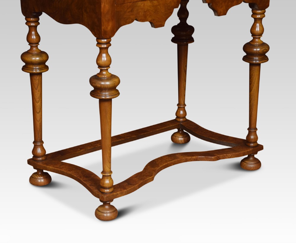 Walnut Queen Ann style display cabinet View VII
