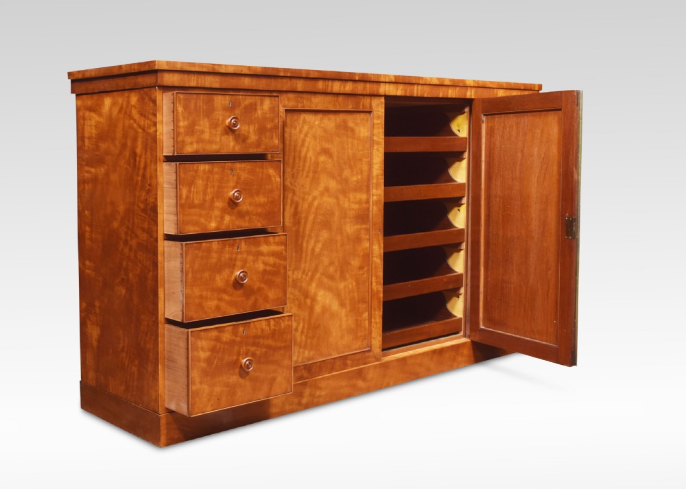 Regency low linen press View XIX