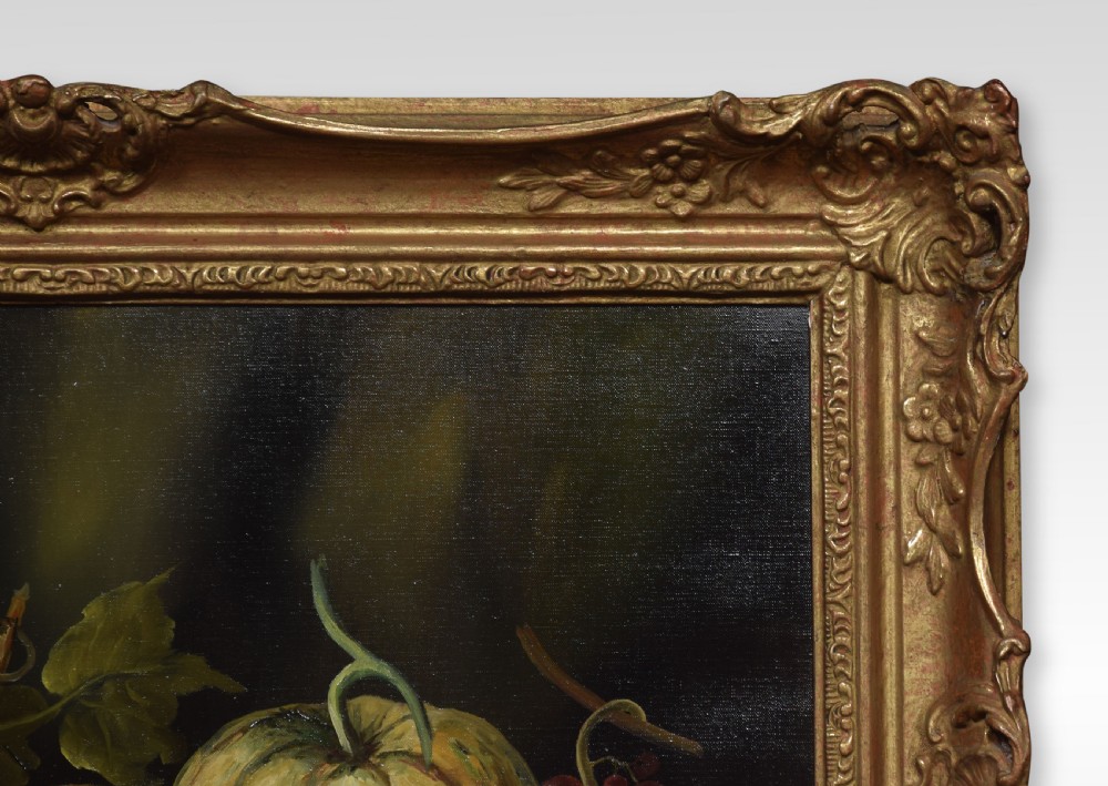 Oil on Canvas Hilda Frances Borton framed still life View IV