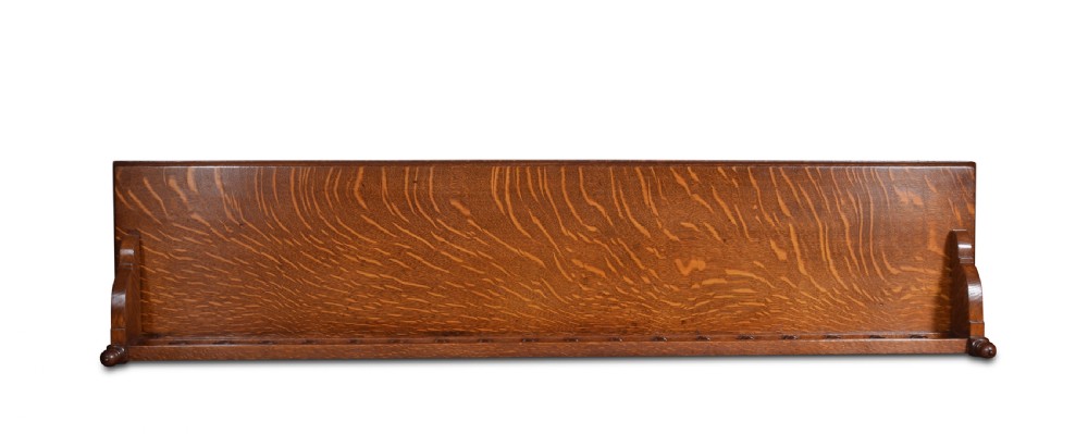 Oak open bookcase View X