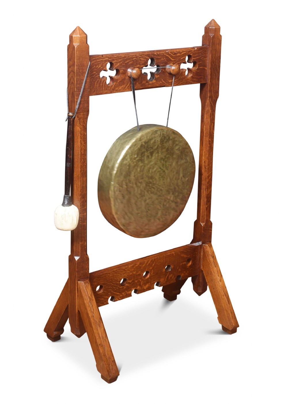 Mid Victorian gothic revival dinner gong