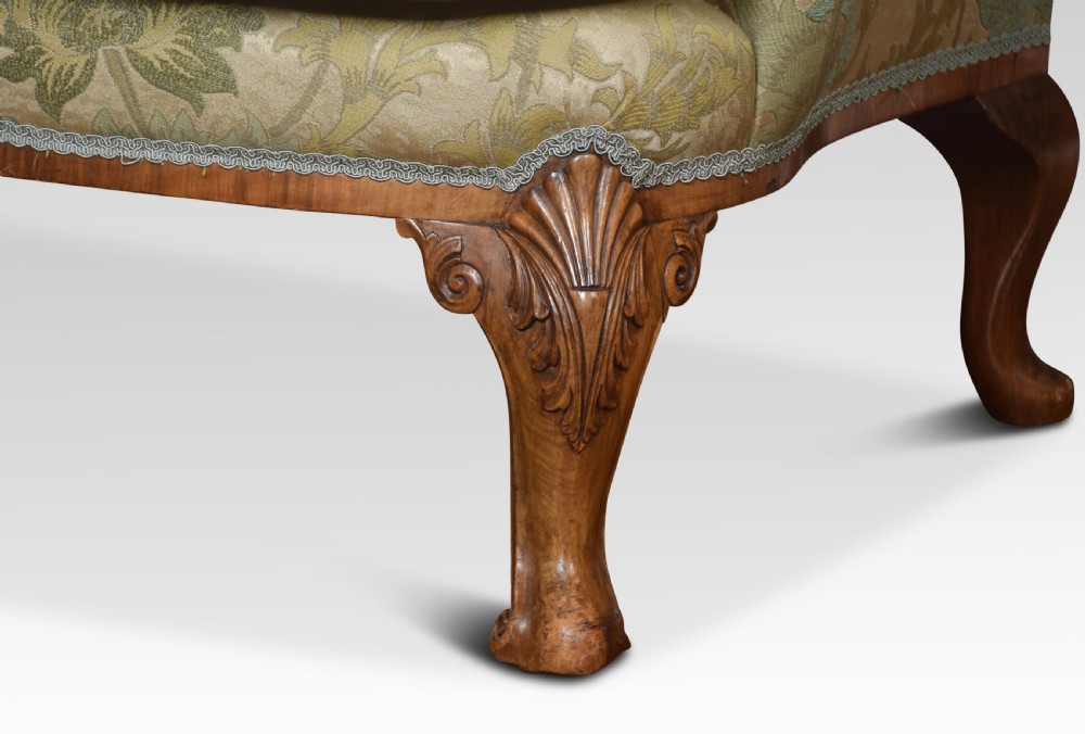 Queen Ann style wing armchair View IV