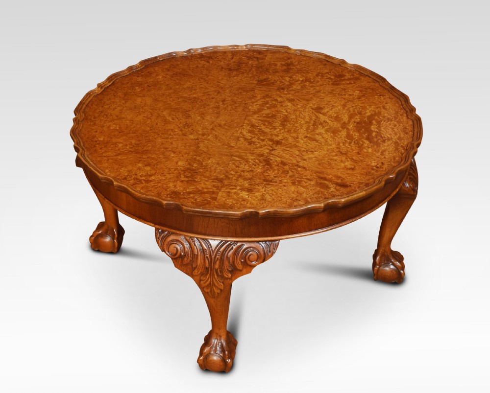Walnut coffee table
