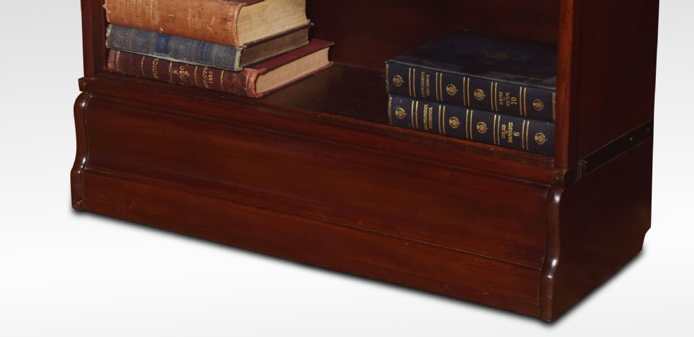 Pair of mahogany globe Wernicke six section bookcases View IV