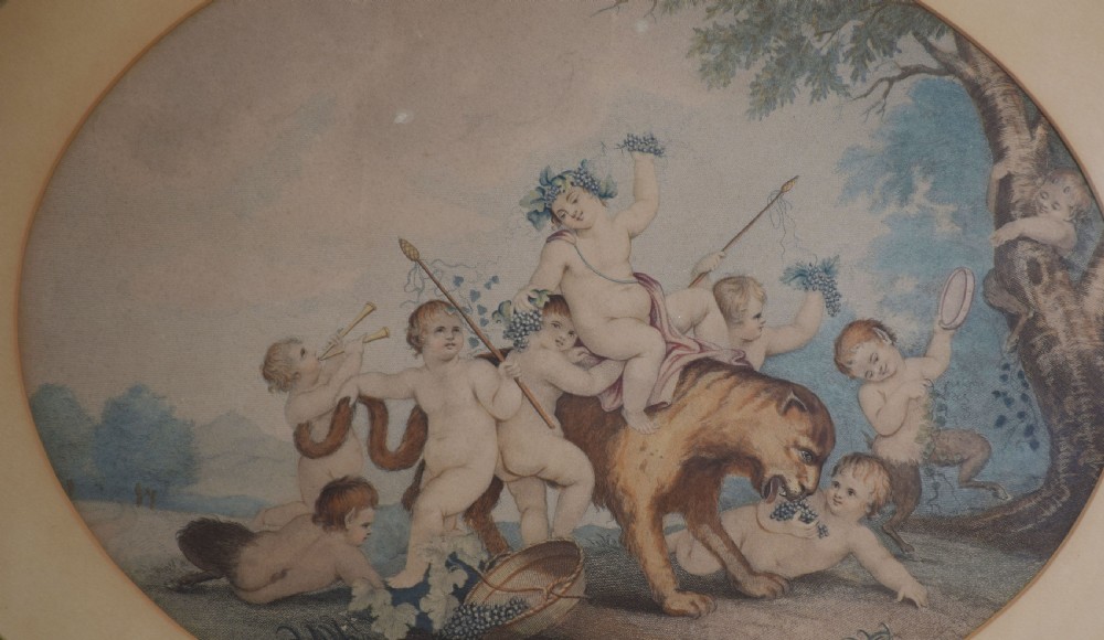 Set of four lithographs in the manner of François Bouche View IV