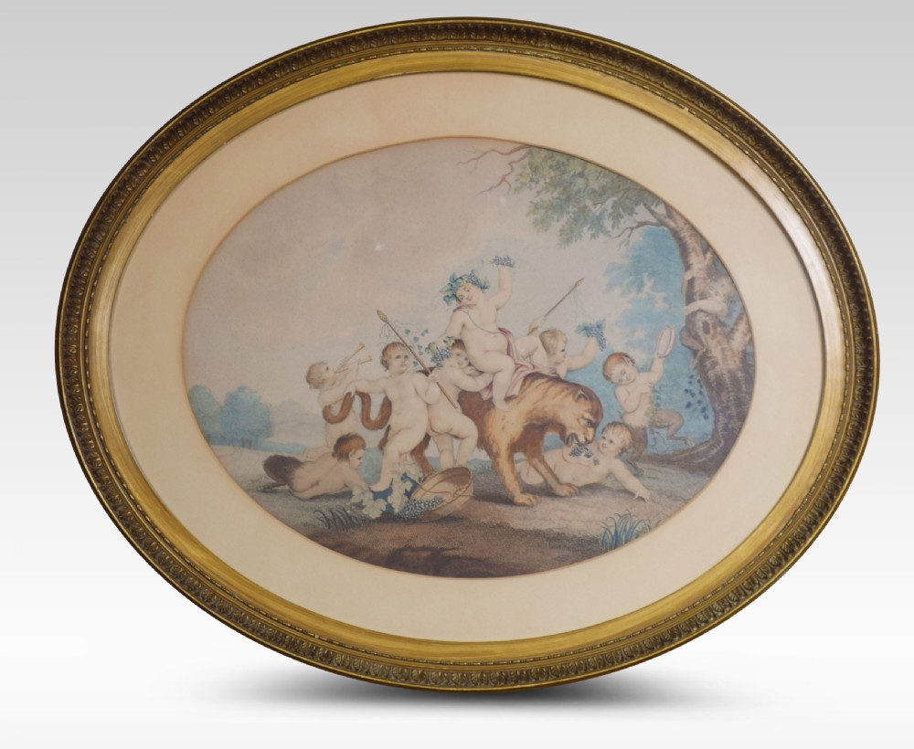Set of four lithographs in the manner of François Bouche View VI