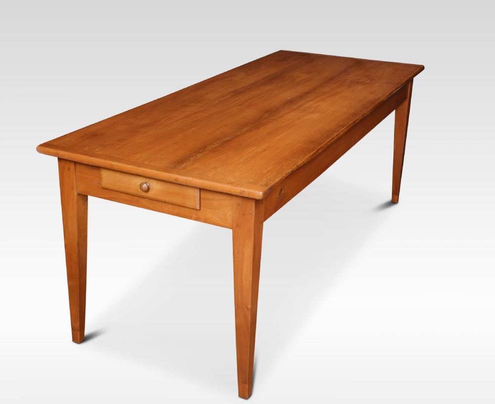 Fruitwood farmhouse table