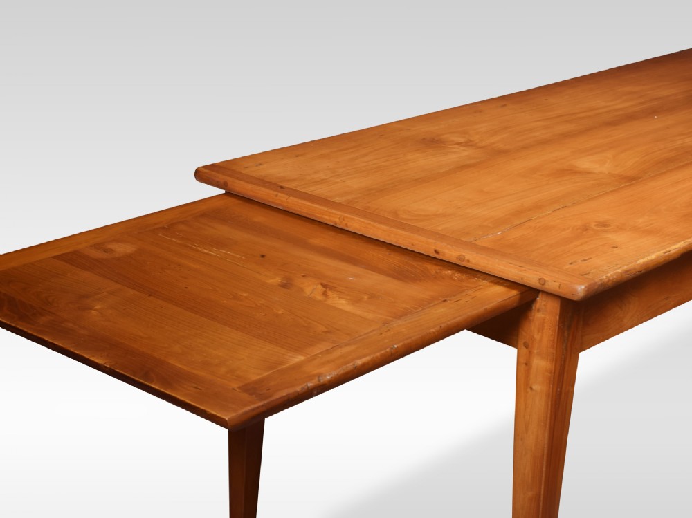 Fruitwood farmhouse table View III