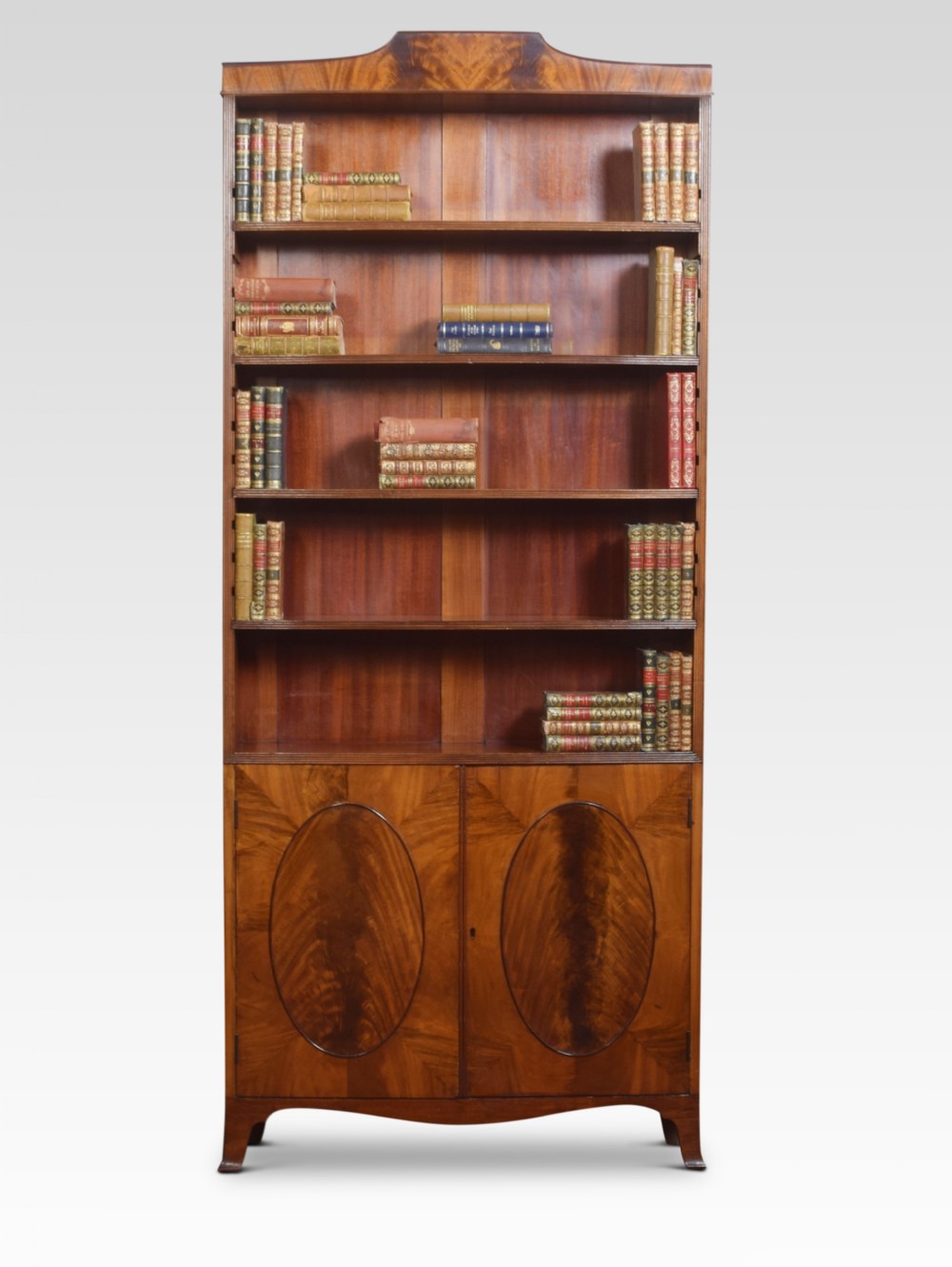 Regency style mahogany bookcase