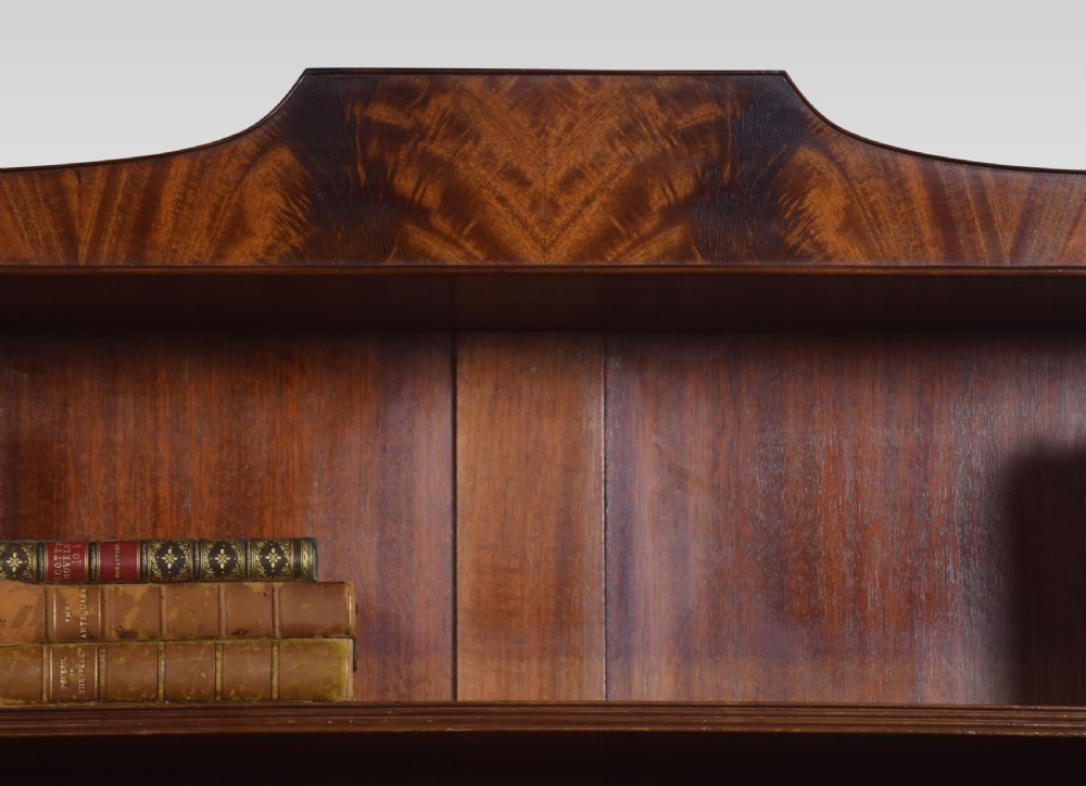 Regency style mahogany bookcase View III