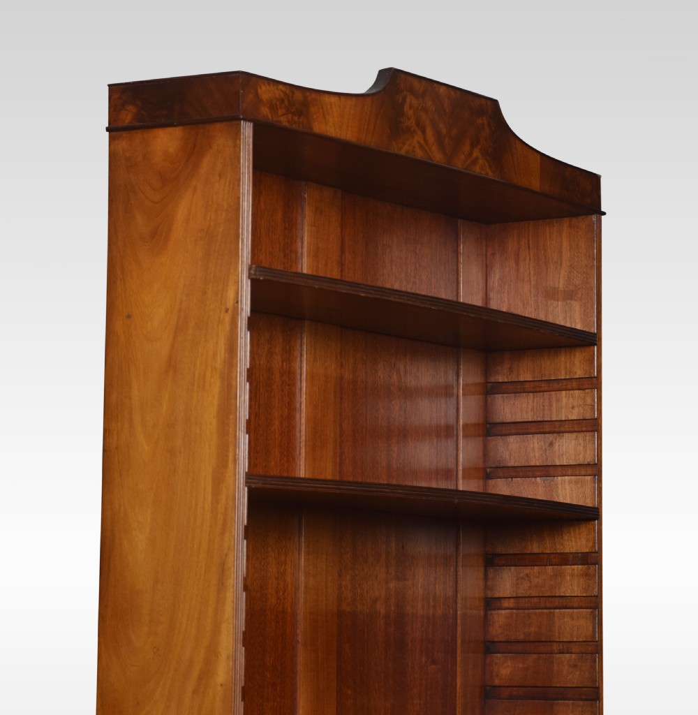 Regency style mahogany bookcase View V