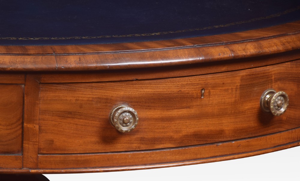 19th century mahogany drum table View III