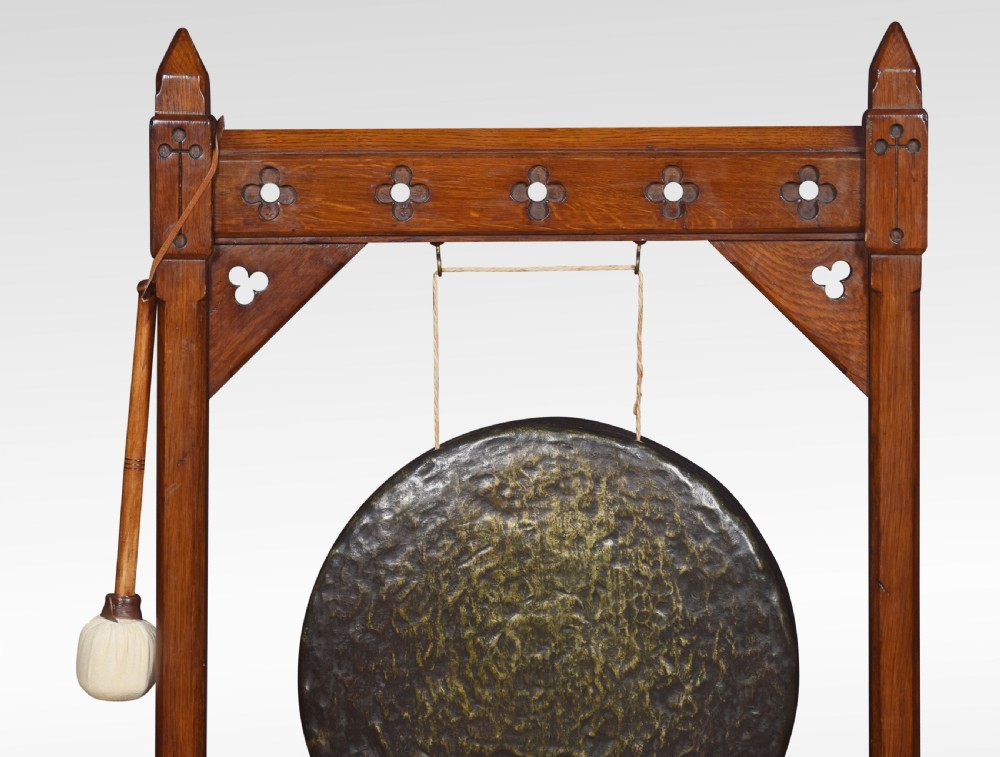 Mid Victorian gothic revival dinner gong View II