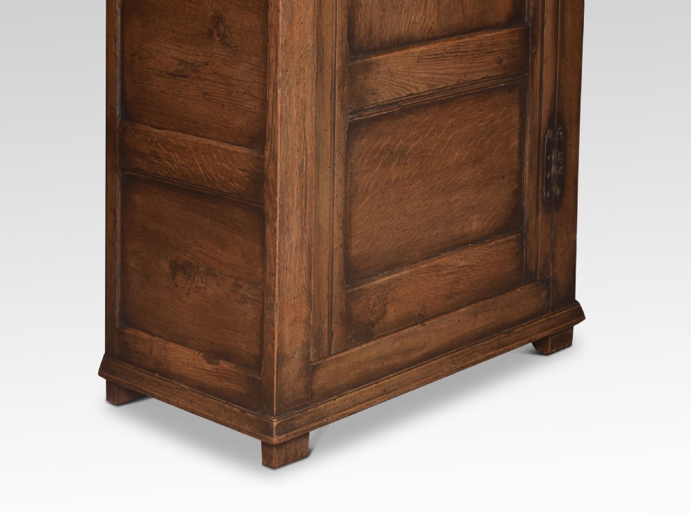 Carved oak hall robe View II