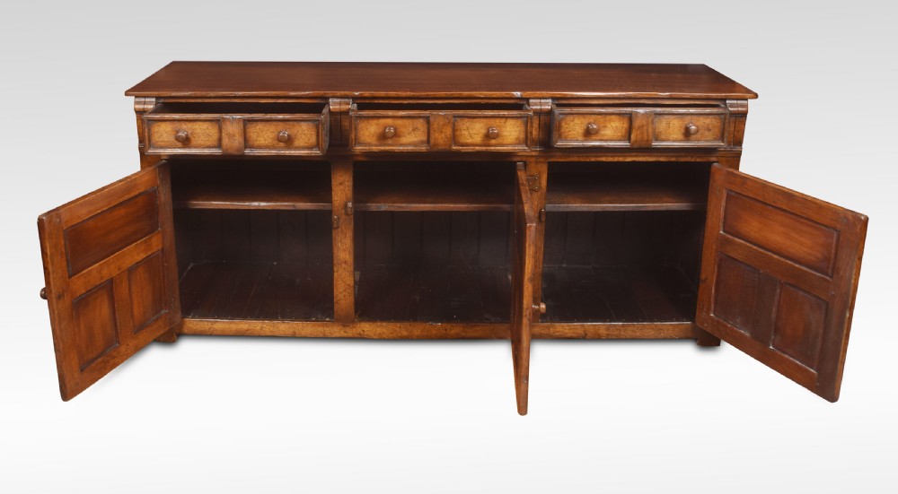 Jacobean style oak dresser base View VII