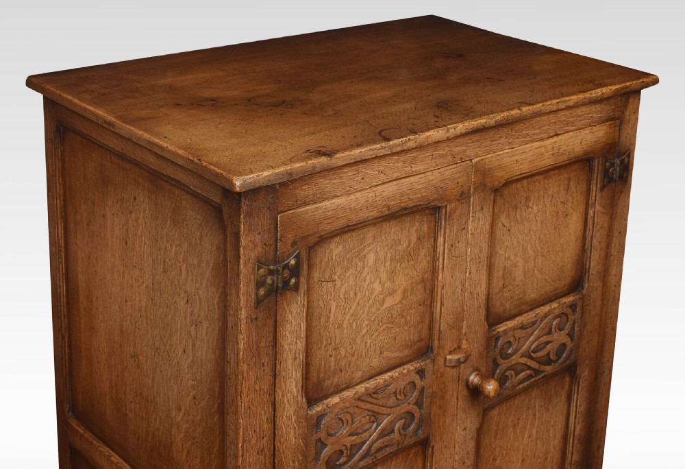 Oak two door cupboard View IV
