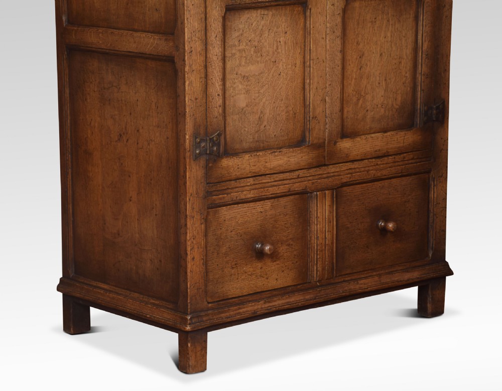 Oak two door cupboard View VI