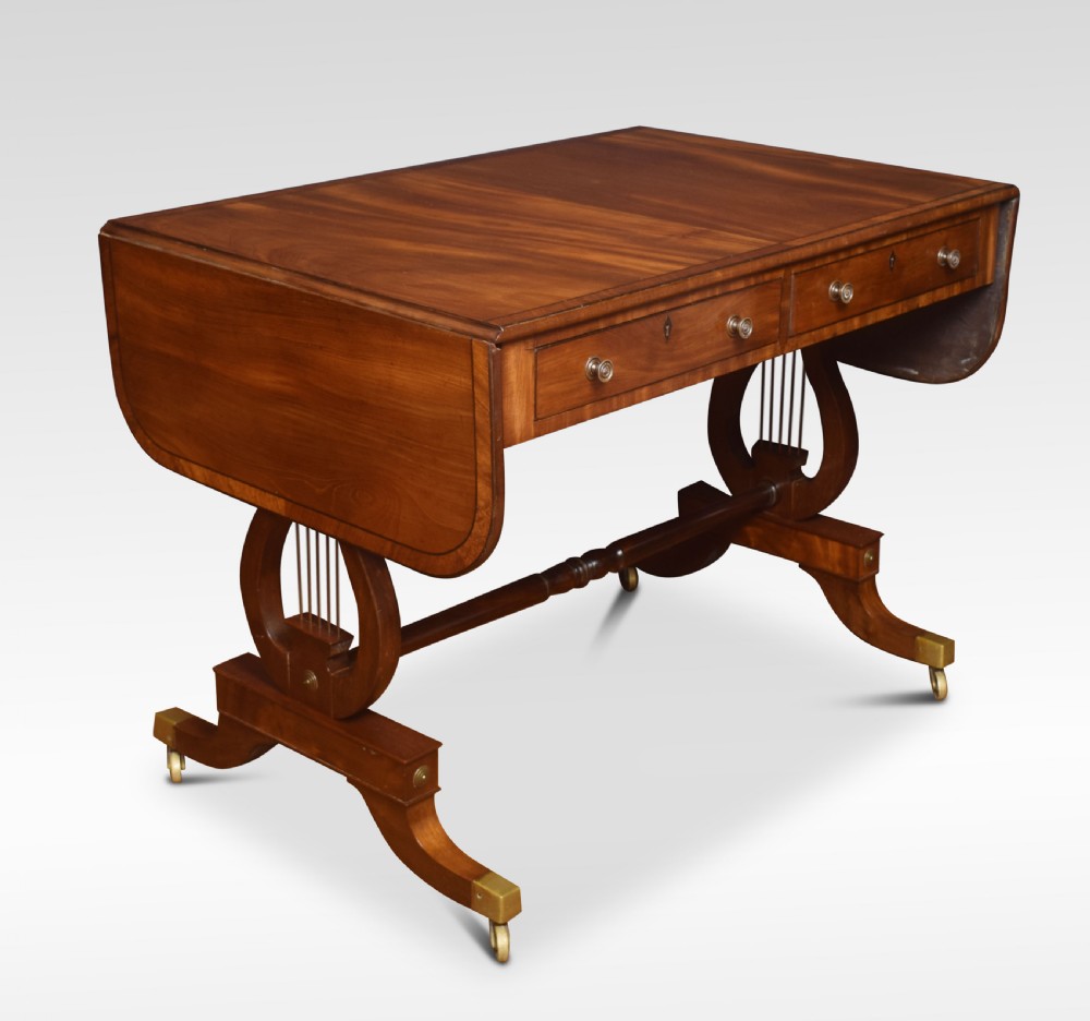 Mahogany sofa table View II