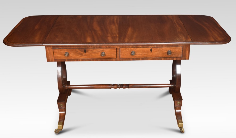 Mahogany sofa table View IV