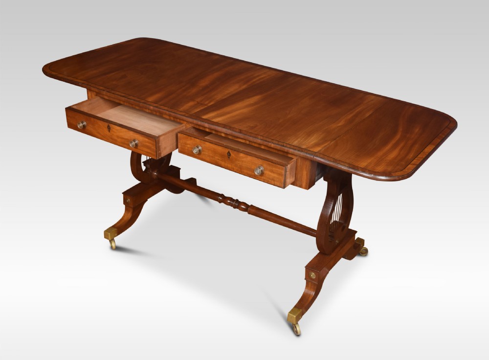 Mahogany sofa table View VI