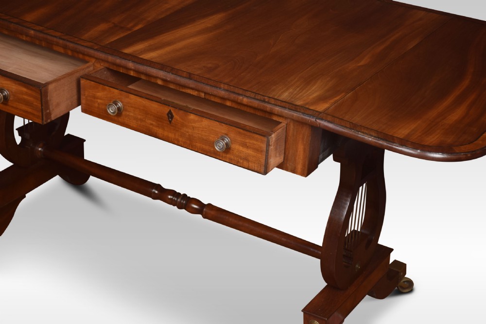 Mahogany sofa table View VII