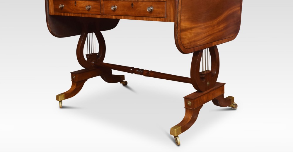 Mahogany sofa table View VIII