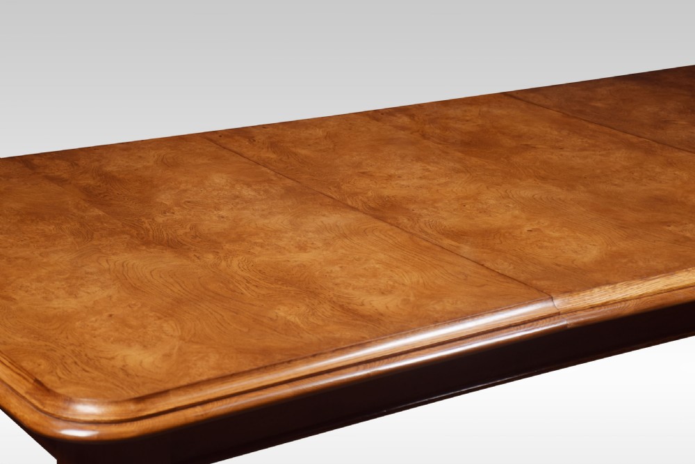 Pollard oak extending dining table View VIII