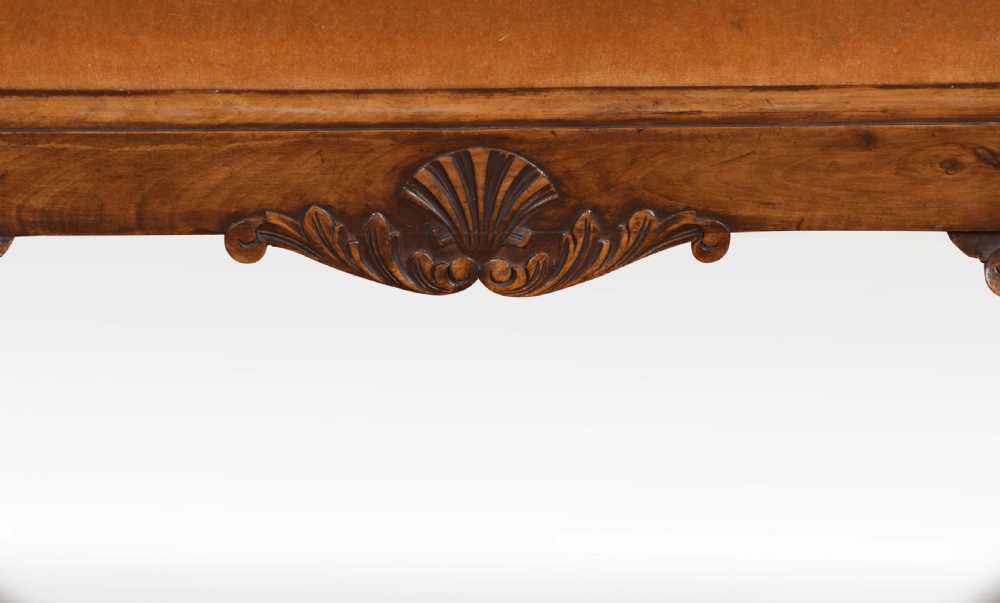 George II style walnut stool View VII
