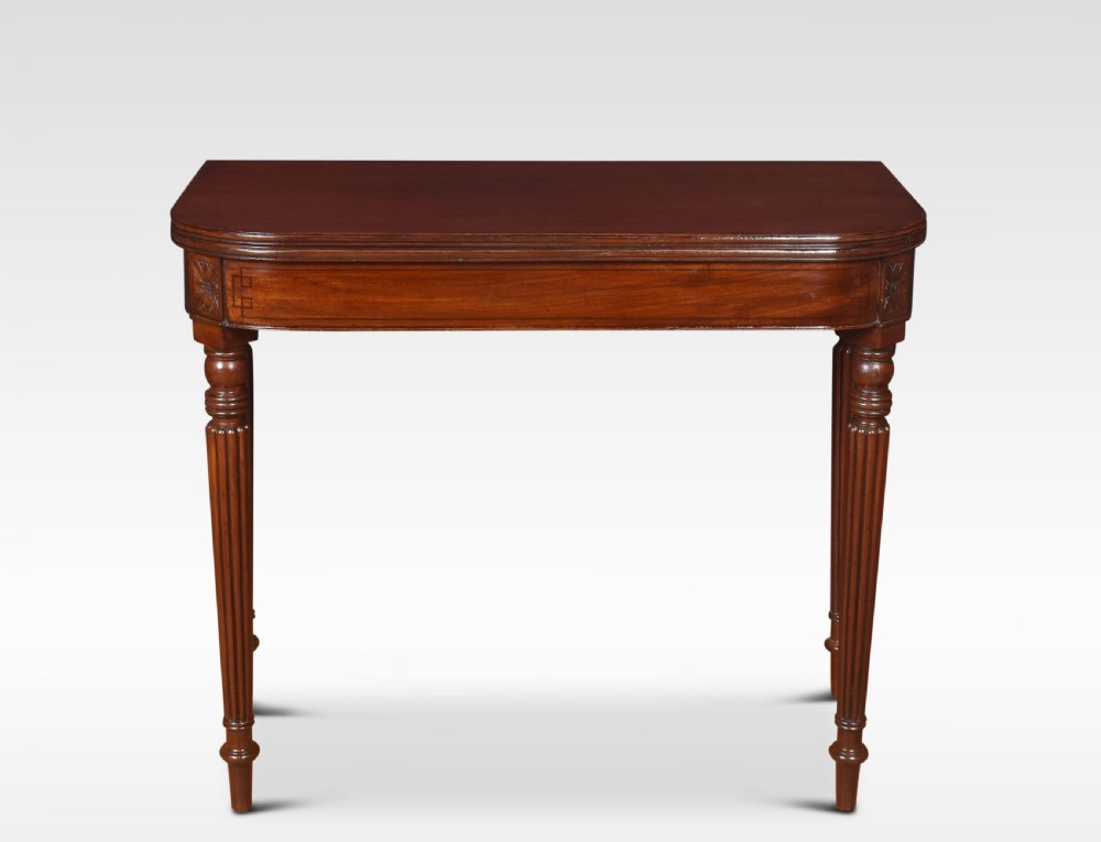 Regency mahogany tea table