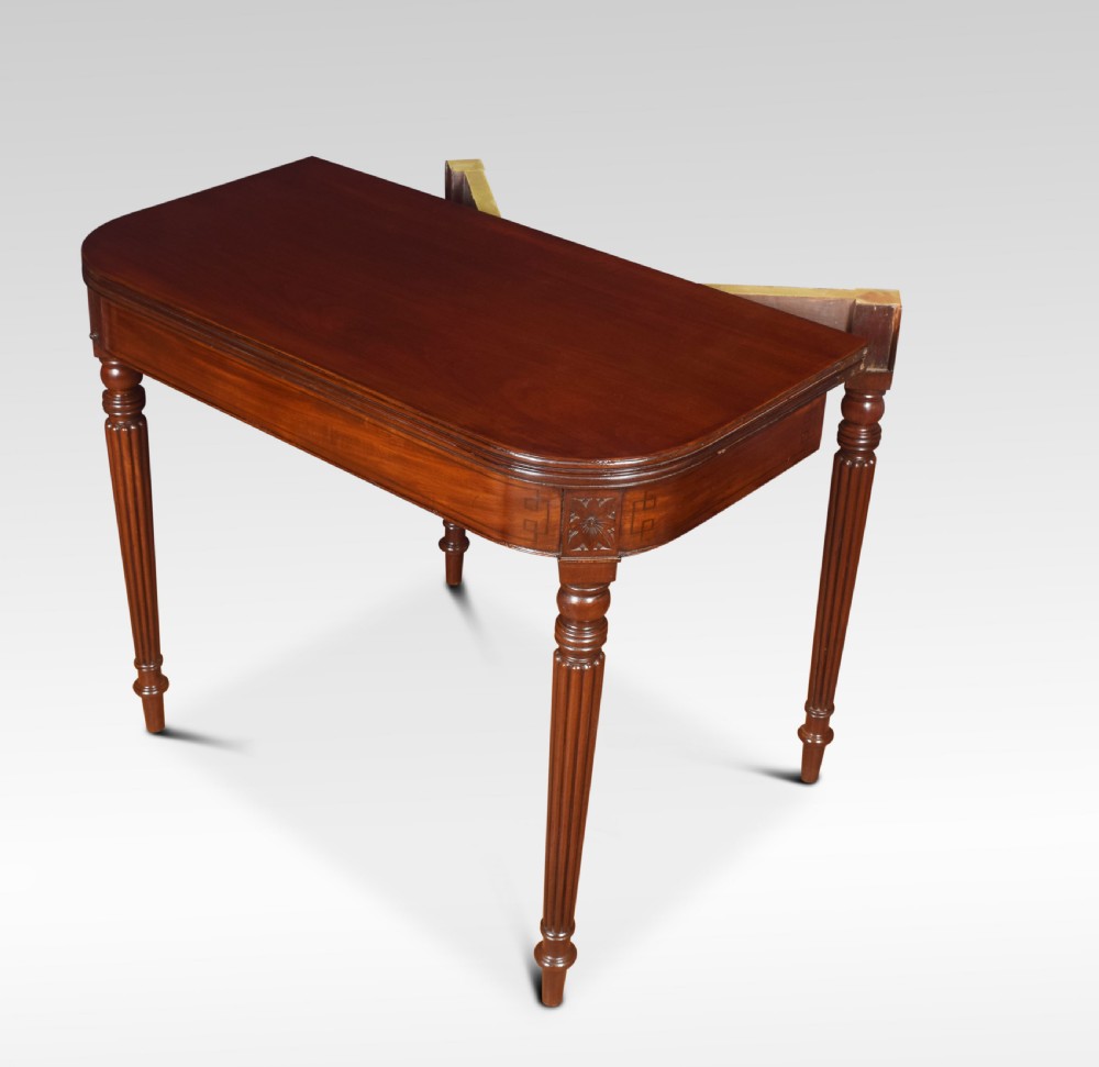 Regency mahogany tea table View III