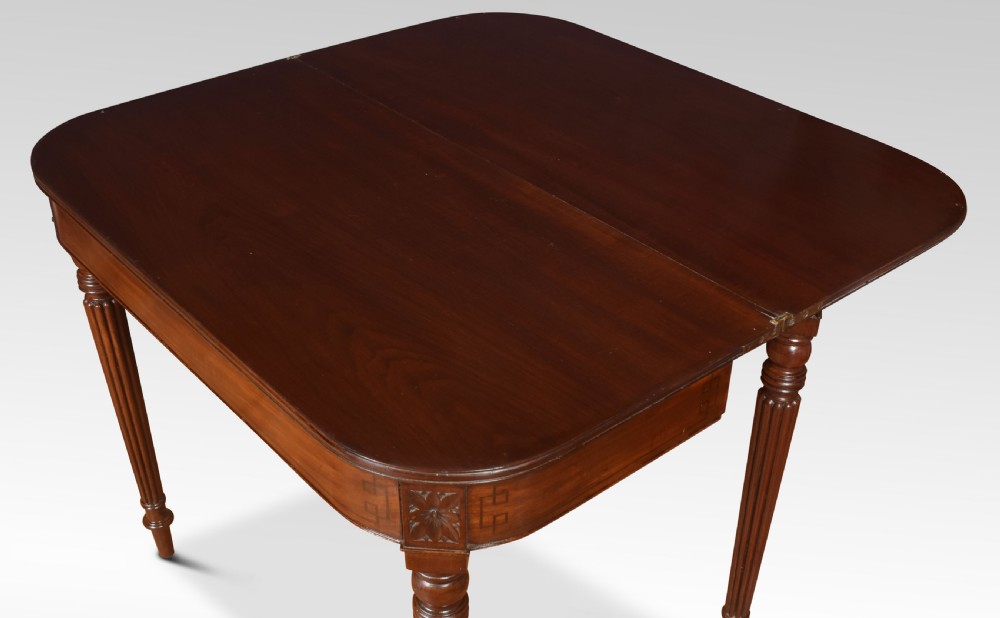Regency mahogany tea table View VI
