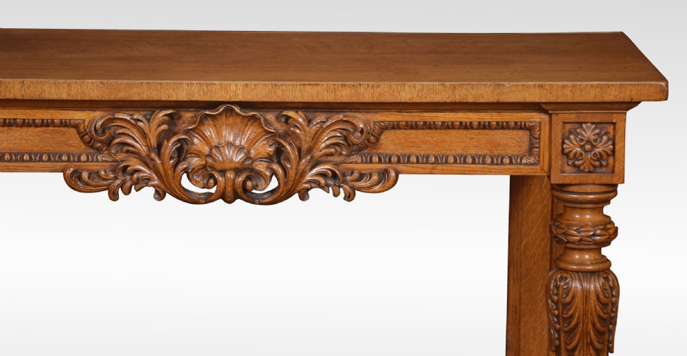  Regency oak serving table View IX