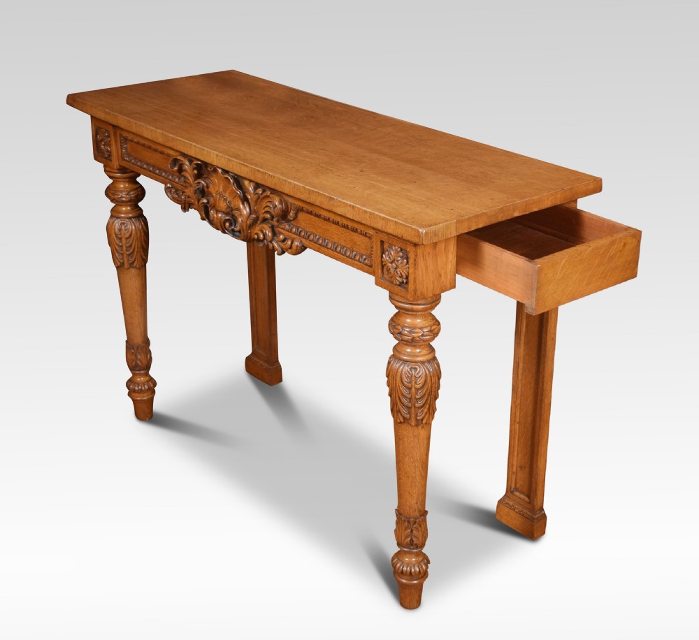  Regency oak serving table View X