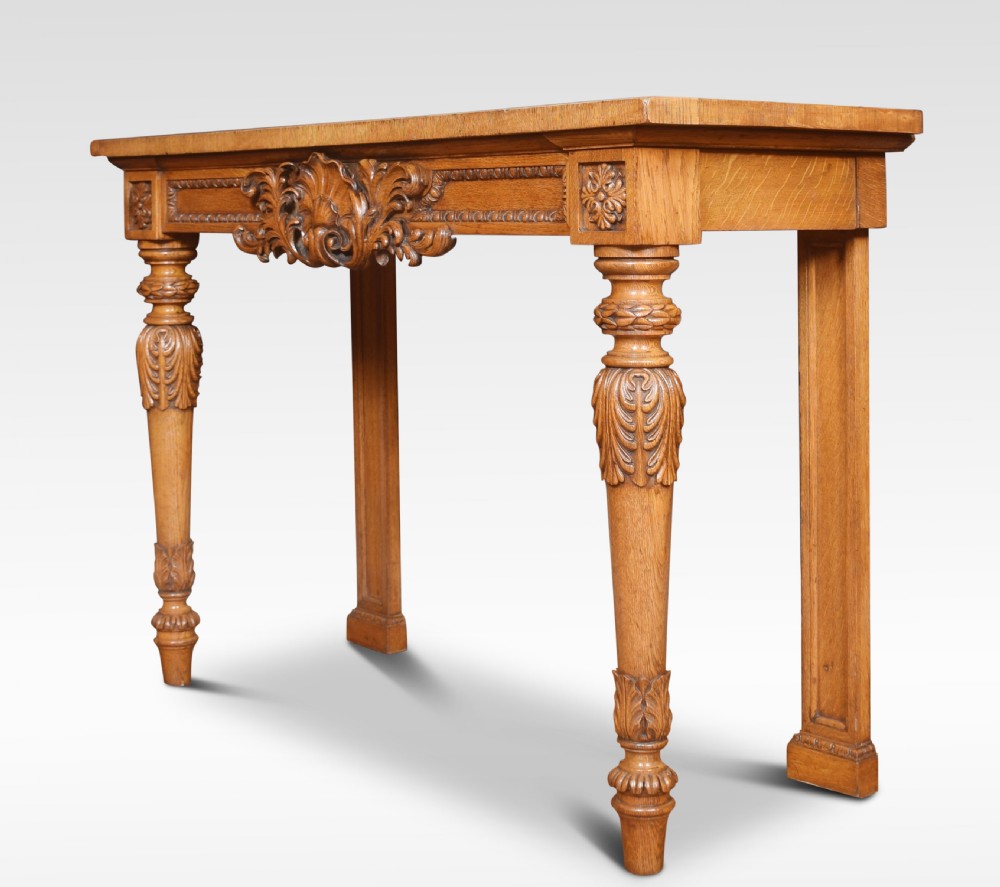  Regency oak serving table View XII