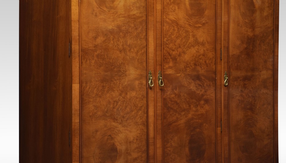 Walnut three door wardrobe View VII