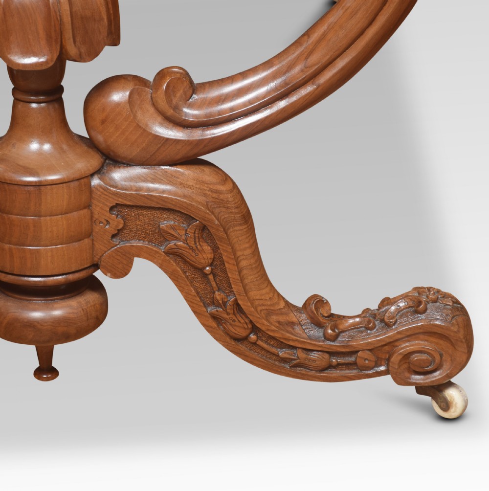 Burr walnut center table View V