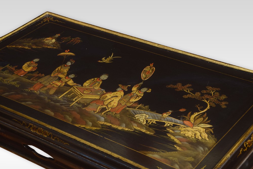 Chinoiserie decorated table View IV