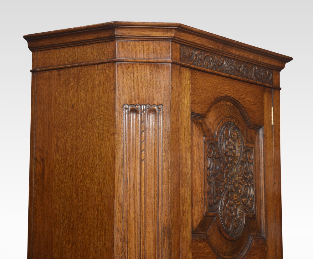 Solid oak hall robe View II