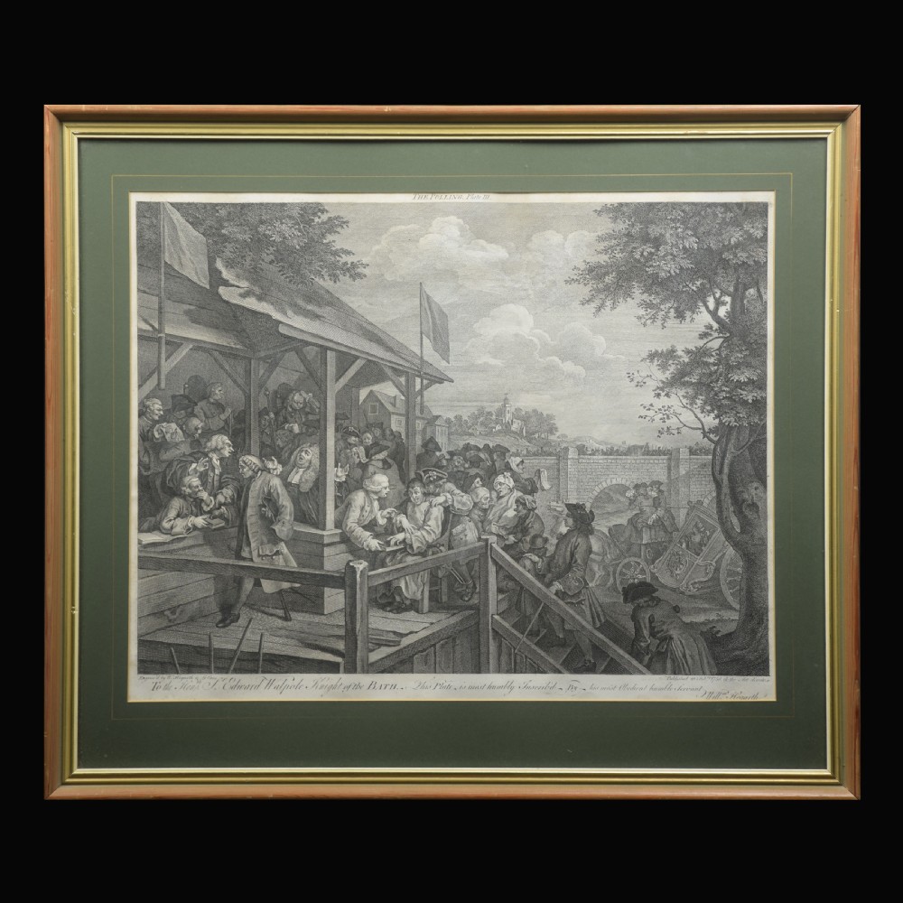 Set of four engravings William Hogarth View III