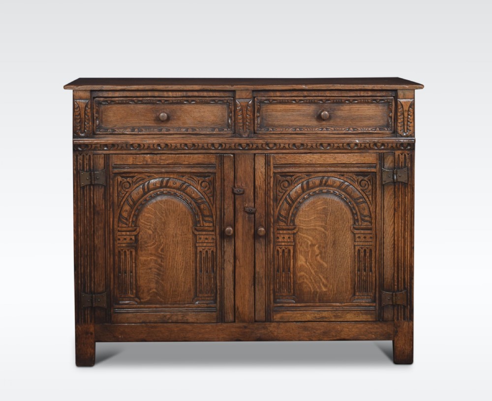 17th century style oak cupboard
