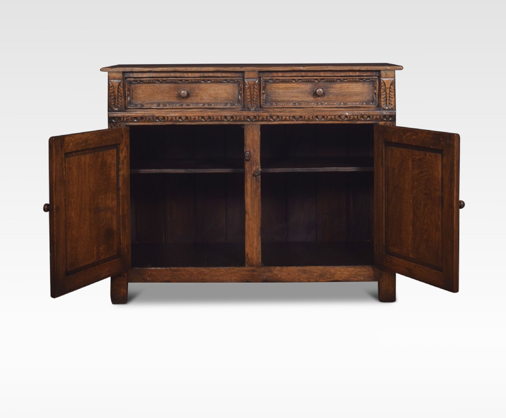 17th century style oak cupboard View II