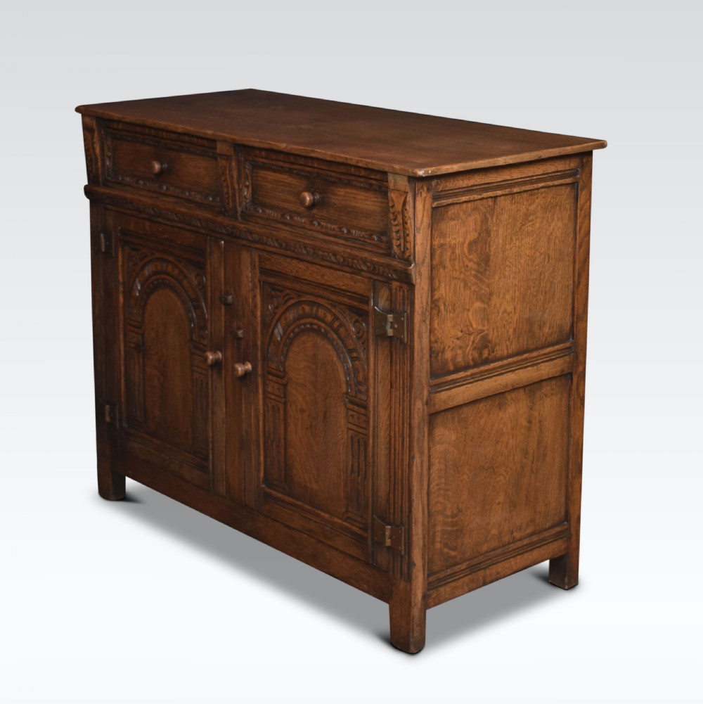 17th century style oak cupboard View V
