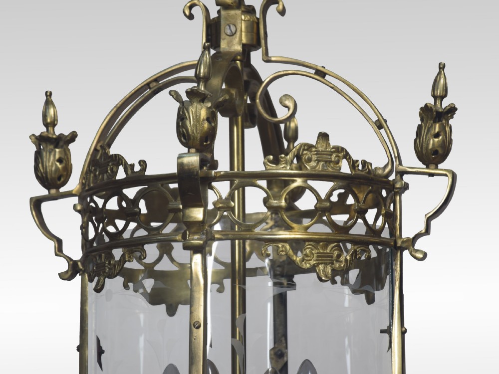 Large four light hall lantern View III