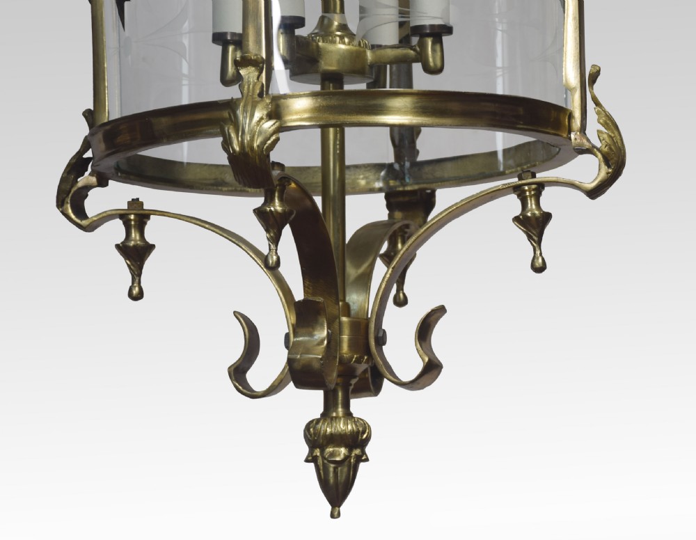 Large four light hall lantern View VIII
